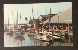 Postcard British Honduras , Boats In Belize City 1972 - Belize