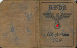 DOCUMENT III Reich. Nazi WW2 Germany.not Original - SD - AUSLAND. - Documents