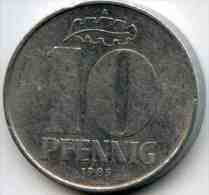 Allemagne Germany RDA DDR 10 Pfennig 1983 A J 1510 KM 10 - 10 Pfennig