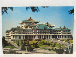 People's Study Palace, Palacio De Estudio Del Pueblo., North Korea Pyongyang Postcard - Corée Du Nord