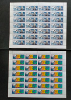 RUSSIA   (**) 2009 The 175th Anniversary Of Hydrometeorologic Service-YVERT 7104-05.Mi 1548-49 - Feuilles Complètes