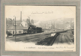 CPA - (71) Le CREUSOT - Mots Clés: Chevalement, Mines De Charbon Des Houillères, Puits St-Pierre Et St-Paul En 1903 - Le Creusot