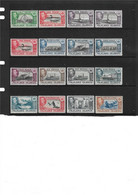 FALKLAND ISLANDS 1938 - 1950 SET TO 5s SG 146/161c MOUNTED MINT Cat £309+ - Falklandeilanden