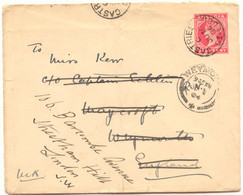 ST. LUCIA 1904 1d Carmine Queen Victoria Postal Stationery Envelope W CDS "CASTRIES" To Weymouth In England RE-DIRECTED - Ste Lucie (...-1978)