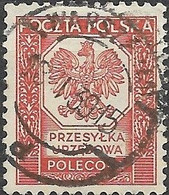 POLAND 1933 Official - (No Value) - Red FU - Officials