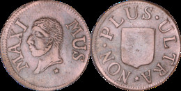 France - 1827 - Liard De Lille - Jeton D'échange - MAXI-MUS - NON PLUS ULTRA - H273 - Monétaires / De Nécessité