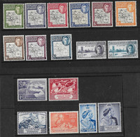 FALKLAND ISLANDS DEPENDENCIES 1946 - 1949 MOUNTED MINT COLLECTION OF SETS + 1949 2½d Cat £37.50 - Falklandeilanden
