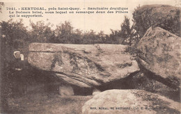 PIE-frpARG-21-4618 : KERTUGAL. SANCTUAIRE DRUIDIQUE. DOLMEN BRISE - Dolmen & Menhirs