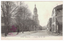Delcampe - 53 - Ernée - L'Eglise, Vue De Côté - 1916 - Ernee