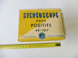 STÉRÉOSCOPE Pour Positifs 45-107   N° 1 (La Vision Réelle Par Le Relief ) - Stereoscopes - Side-by-side Viewers