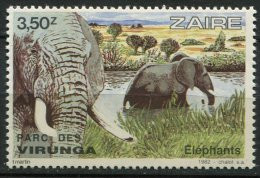 (cl 10 - P34) Zaïre ** Ref Michel N° 781 (ref. Michel Au Dos) - Elephants - Prix 1,50 € + Port - Autres & Non Classés