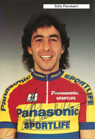 CARTE CYCLISME EDDY PLANCKAERT TEAM PANASONIC 1991 - Cycling