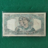 FRANCIA 1000 Francs 1945 - 1 000 F 1945-1950 ''Minerve Et Hercule''