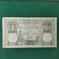 FRANCIA 1000 FRANCS 1938 - 1 000 F 1927-1940 ''Cérès E Mercure''