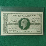 FRANCIA 1000 FRANCS 1643/45 - 1947 French Treasury