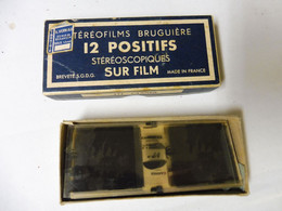 Stéréofilms Bruguière - 12 POSITIFS STEREOSCOPIQUES Sur Film : CANNES Promenades (Croisette, Casino, Etc , Etc ) - Diapositives