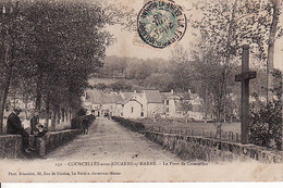 2735	322	Courcelles Sous Jouarre, Le Pont De Courcelles 1906 (verso Detaché) - Otros Municipios