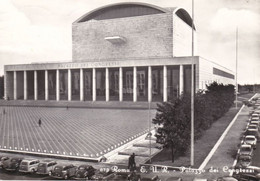 ROMA EUR - PALAZZO DEI CONGRESSI - AUTO FIAT TOPOLINO - 1968 - Exhibitions