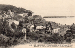 Le Lavandou Animée Belle Vue Du Village - Le Lavandou