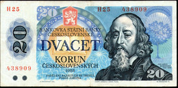 Czechoslovakia,20 Korun 1988,P.95b,as Scan - Checoslovaquia