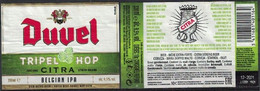 Belgique Lot 2 Étiquettes Bière Beer Labels Duvel Tripel Hop Citra Belgian IPA - Beer