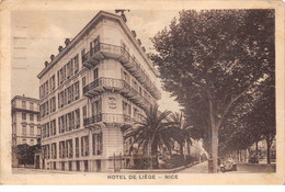 NICE - Hotel De Liège - Très Bon état - Cafés, Hotels, Restaurants