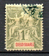 Col24 Colonies Diégo Suarez  N° 50 Oblitéré  Cote 35,00 € - Used Stamps