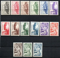Col24 Colonies Fezzan  N° 28 à 42 Neuf XX MNH  Cote 26,25 € - Unused Stamps