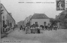 Etablissement L.Crisson Et Rue Constant Cordier - Brulon