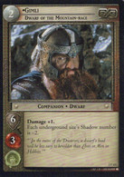 Vintage The Lord Of The Rings: #2 Gimli Dwarf Of The Mountain-race - EN - 2001-2004 - Mint Condition - Trading Card Game - Il Signore Degli Anelli