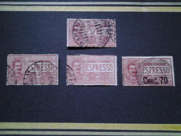 Ensemble PHILATÉLIQUE ITALIE  ROYAUME 1900-1944POSTA ESPRESSO - Rohrpost