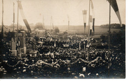 Carte Photo NOGENT-EN-BASSIGNY - Inauguration Du Monument Aux Morts Le 14 Septembre 1924 - Foule Immense - Décorations - Nogent-en-Bassigny