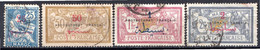 MAROC (Protectorat Français) - 1914-21 - N° 44 à 52 - (Lot De 4 Valeurs Différentes) - (Types De 1902-03) - Used Stamps