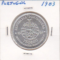 Portugal -Moeda De 750$00    Ano 1983  Descobrimentos Renascimento    -  Bela - Portugal