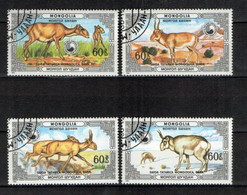 MONGOLIA, 1987, CTO Stamps, Argali SG1840-1843, Scannumber 2183 - Mongolei