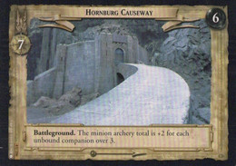 Vintage The Lord Of The Rings: #6-7 Hornburg Causeway - EN - 2001-2004 - Mint Condition - Trading Card Game - Herr Der Ringe