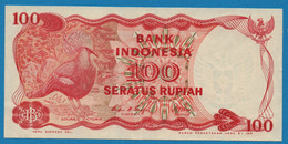 INDONESIA 100 RUPIAH 1984 # CJV229548 P# 122 Victoria Crowned Pigeon DAM - Indonesia