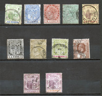 GRANDE BRETAGNE COLONIES MAURICE, MAURITIUS UK, Lot 20 Timbres Oblitérés Colonie Britannique - Mauritius (...-1967)