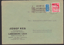 Landsberg / Lech  MWSt.. 11.7.50 "Besucht Das Landsberger Ruechenfest" - Maschinenstempel (EMA)