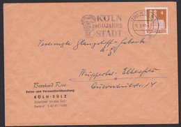 Köln. 27.3.50 "KÖLN 1900 Jahre STADT", Abs. Reise- Und Versandbuchhandlung - Machines à Affranchir (EMA)