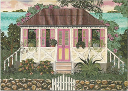 AA4138 St. Maarten Saint Martin - Reproduction Of Nusza Woyda's Original Painting / Non Viaggiata - Saint-Martin