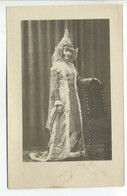 Carte Photo Souvenir De Ste Sainte Catherine Costume Chapeau Original - St. Catherine