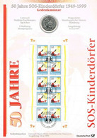 [M0004] Alemania 1999. 50 Aniversario Aldeas Infantiles. Numisblatt 2/99 - Gedenkmünzen