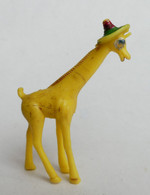 FIGURINE Publicitaire ? ANIMAUX RIGOLO GIRAFE AVEC UN CHAPEAU Animal Zoo - Andere & Zonder Classificatie