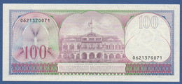 SURINAME - P.128b – 100 Gulden 01.11.1985 UNC Serie 0621370071 - Suriname