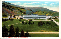 Yellowstone National Park Mammoth Hotel Curteich - USA Nationalparks