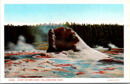 Yellowstone National Park Giant Geyser Cone - USA National Parks