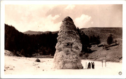 Yellowstone National Park Liberty Cap Real Photo - USA National Parks