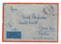 1939. KINGDOM OF YUGOSLAVIA, CROATIA, TO BUENOS AIRES, ARGENTINA, AIRMAIL COVER - Airmail