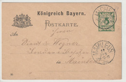 Bayern Ganzsache, Postkarte - Autres & Non Classés
